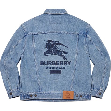 burberry jacket blue|Burberry denim jacket mid blue.